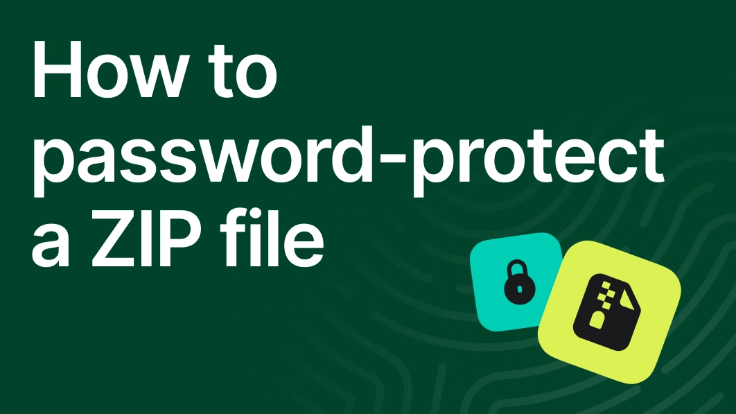 How to password-protect a ZIP file