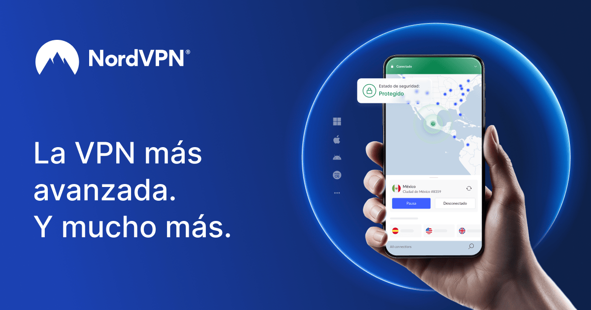 Mejor VPN de 2026: más velocidad, privacidad y seguridad | NordVPN
