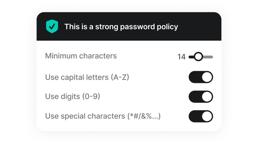 Admin controls that keep you in charge