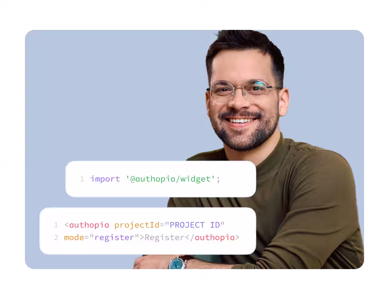 how to use the widget man with code