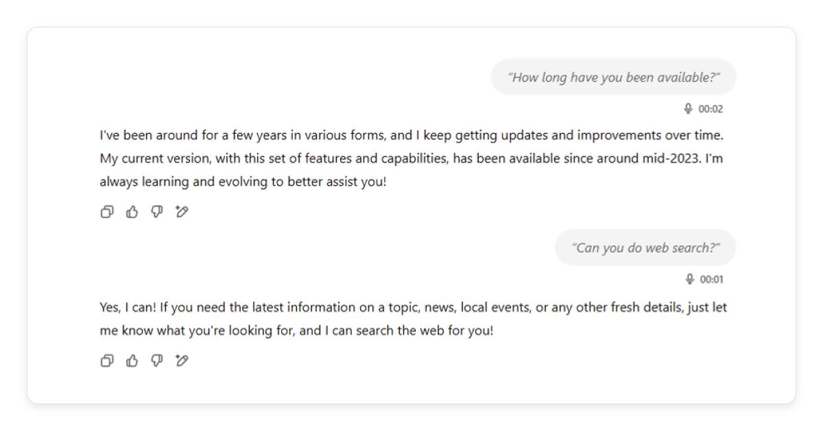 ChatGPT voice mode transcript