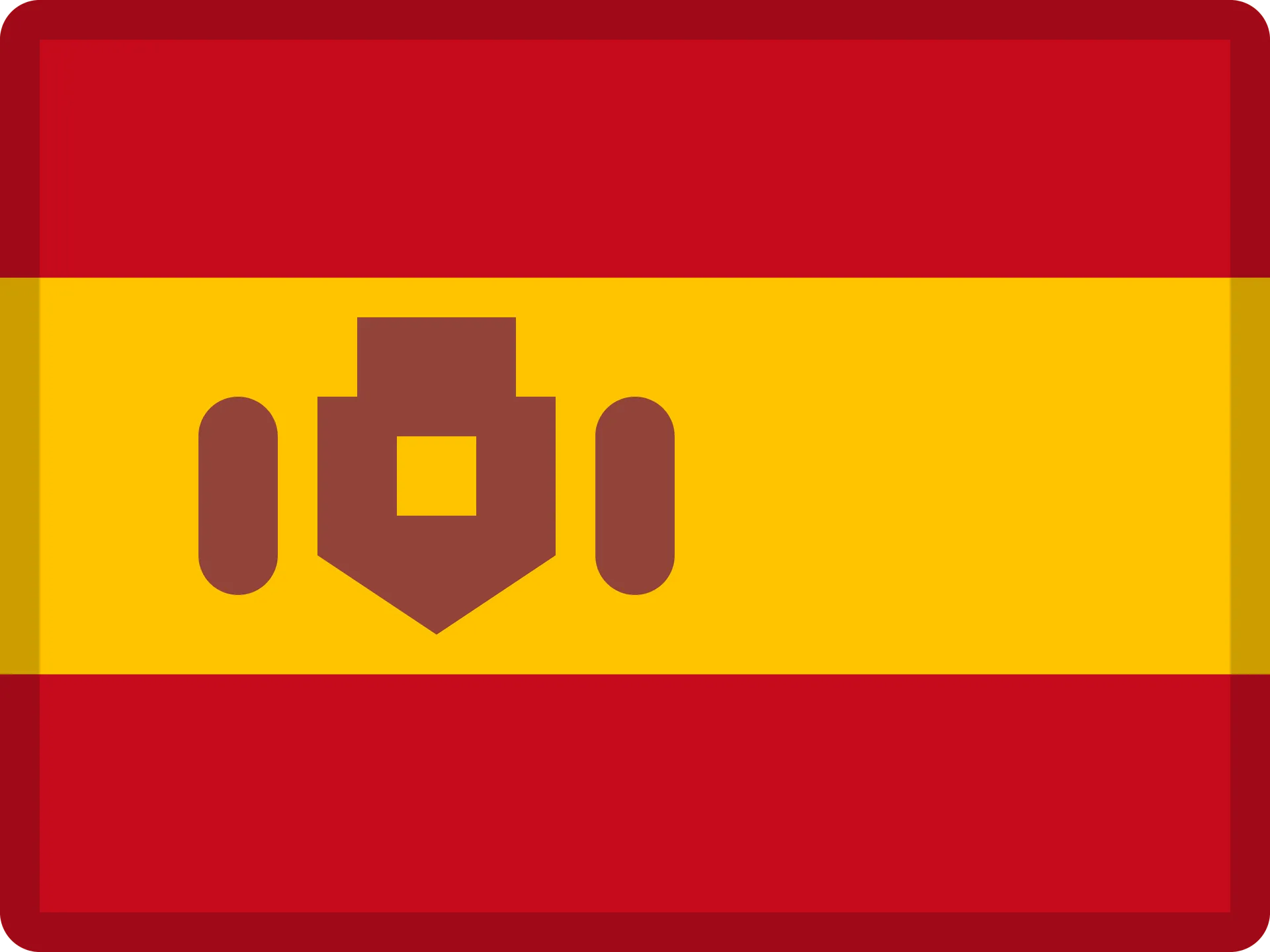 The flag of Spain