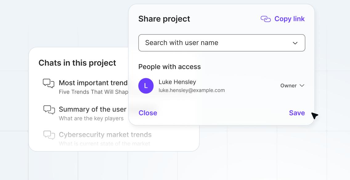 nexos.ai internal files uploaded to Projects chat