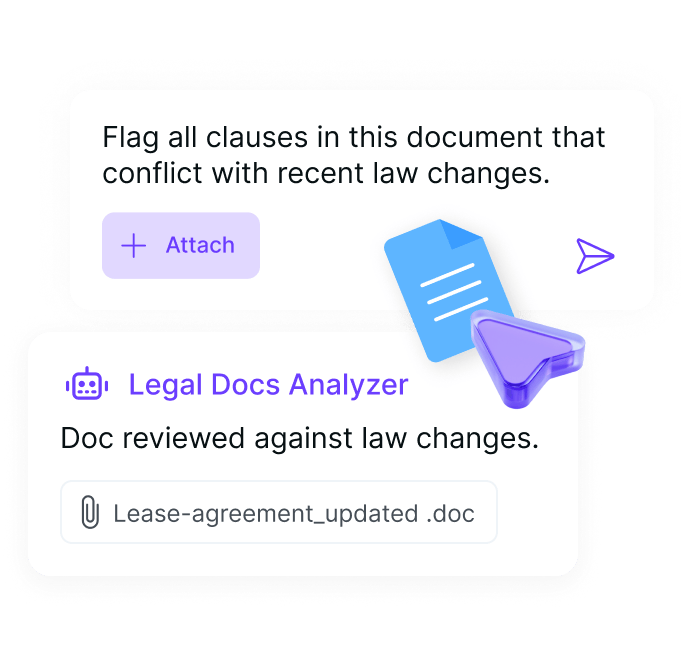 Regulatory tracking legal docs agent