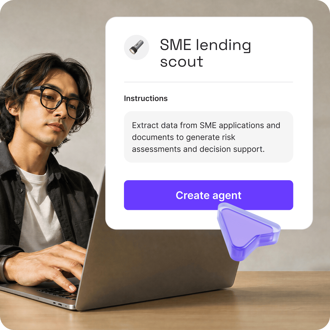 Creating an SME lending agent in nexos.ai