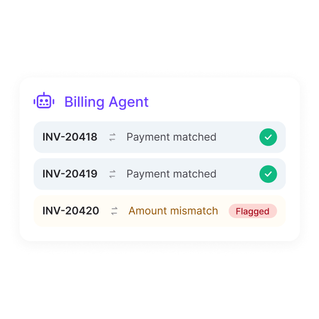 Billing and reconciliation