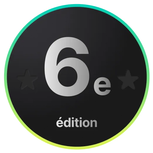 badge displaying 6th edition