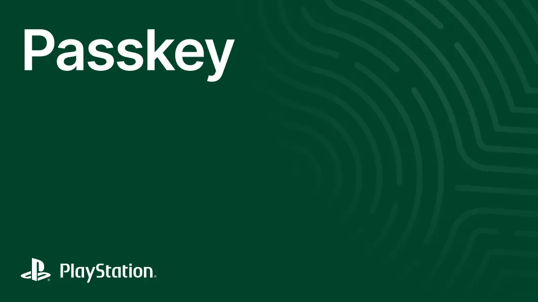 PlayStation passkey