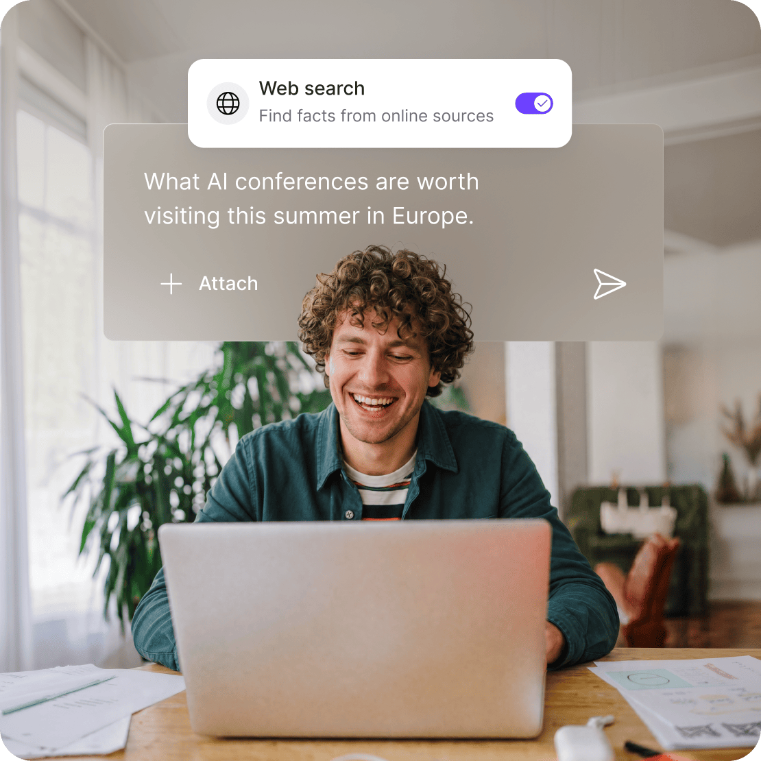 web search chat ai