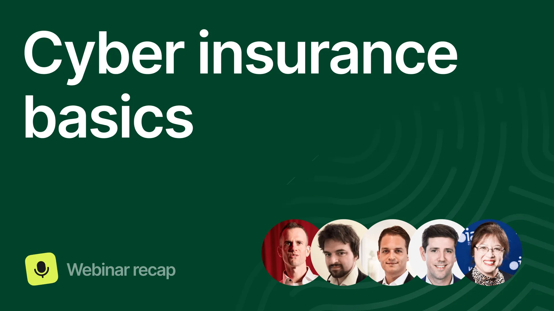 webinar cyber insurance basics