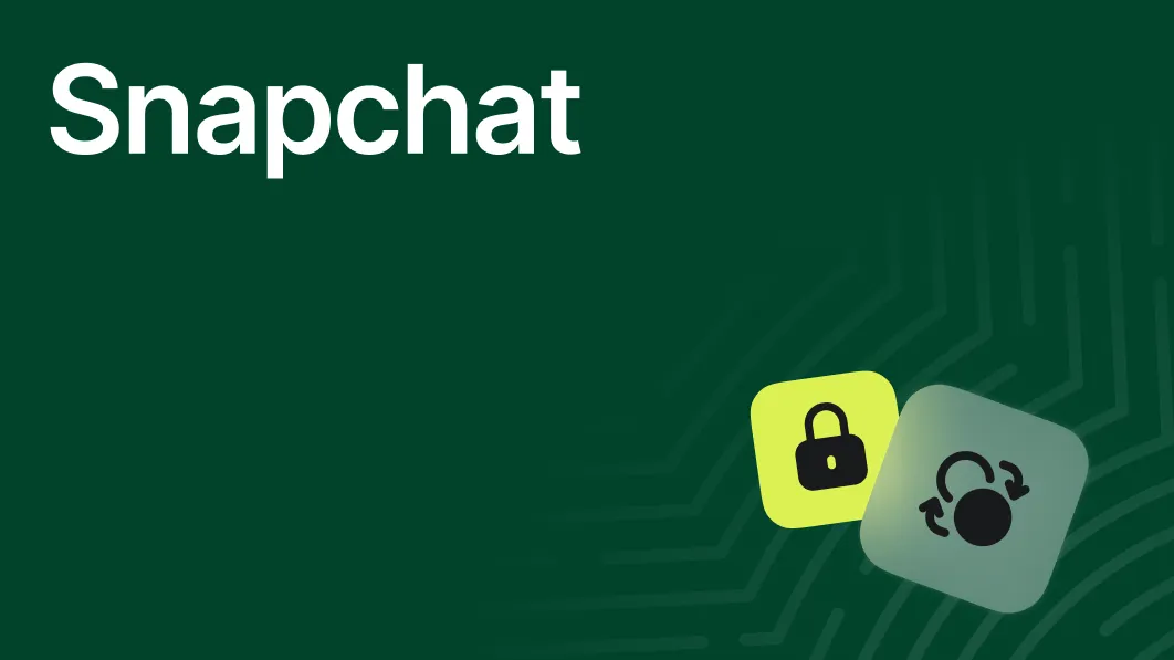 Snapchat reset password