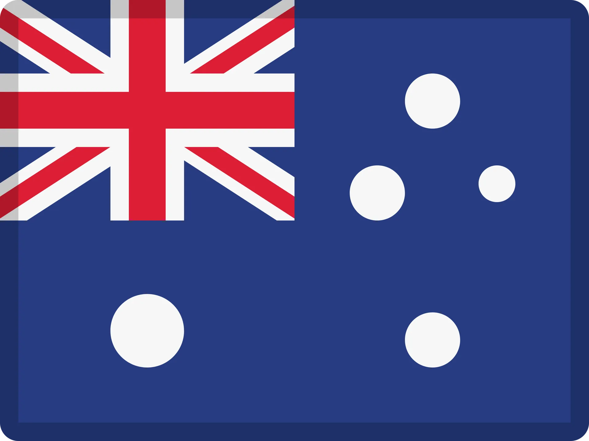 The national flag of Australia