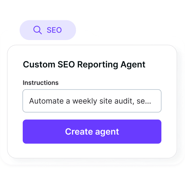 SEO reporting agent automating weekly SEO tasks