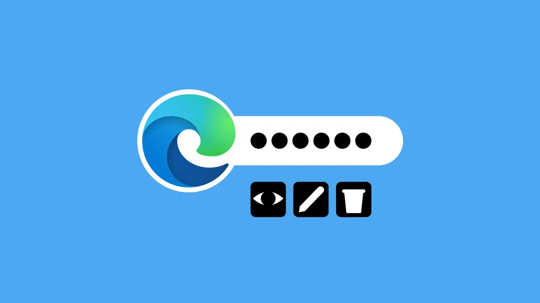 view edit delete Edge saved passwords