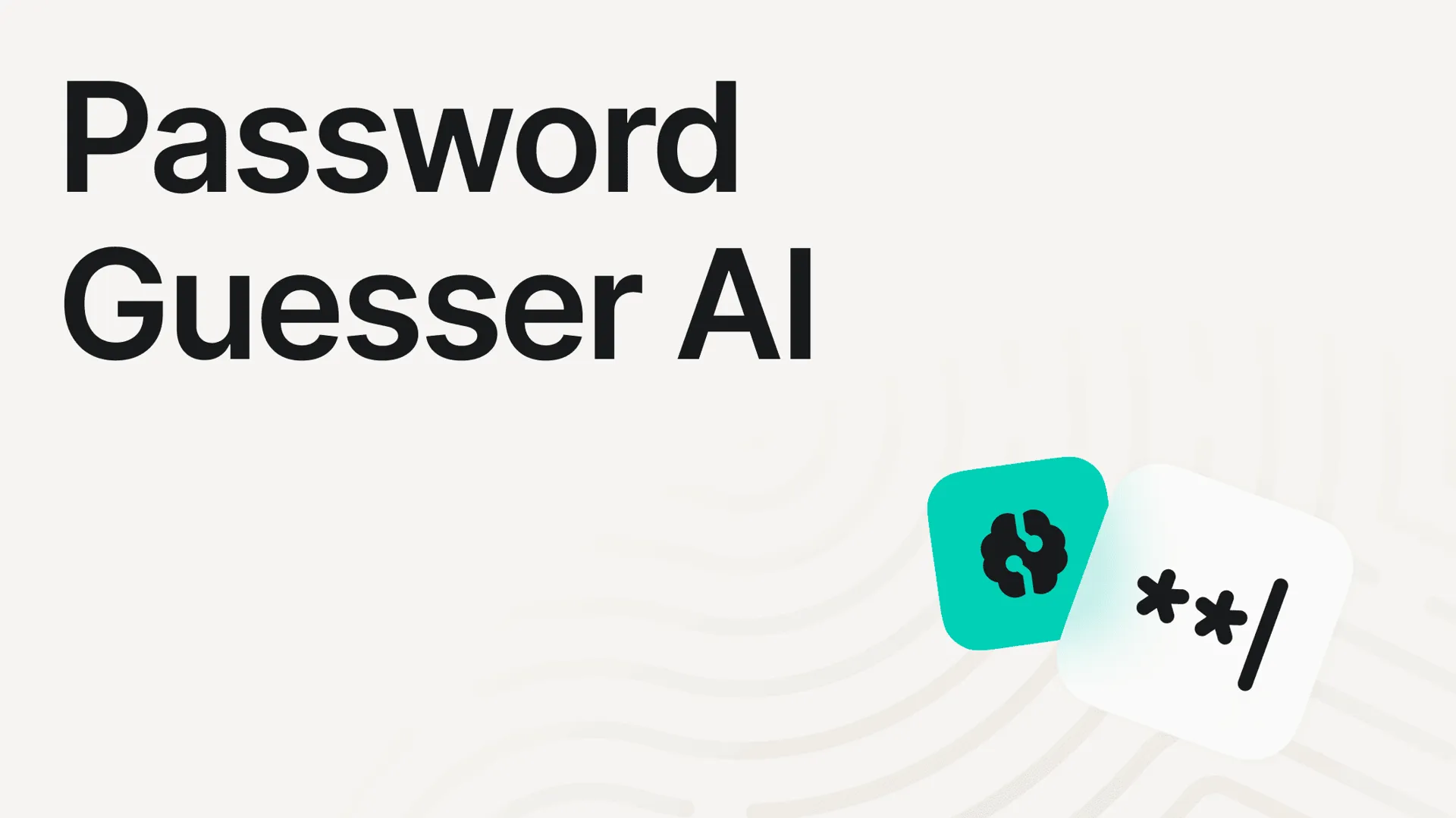 Password Guesser AI