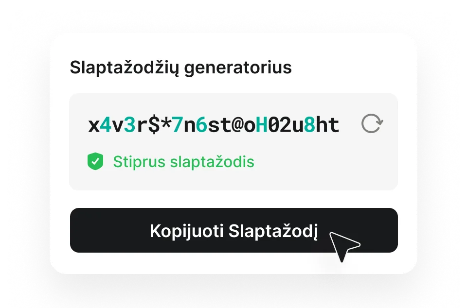 password generator tool visual