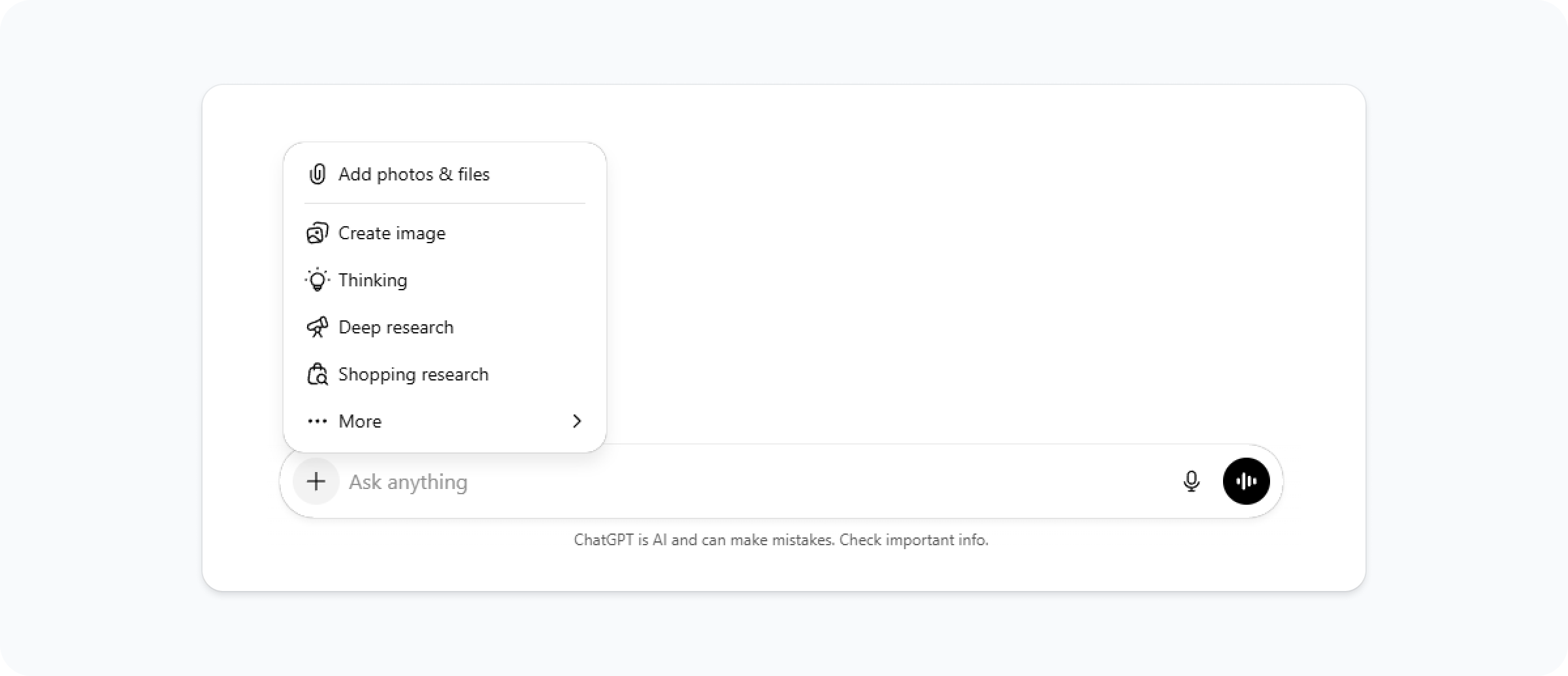 ChatGPT Free version Thinking feature 2026