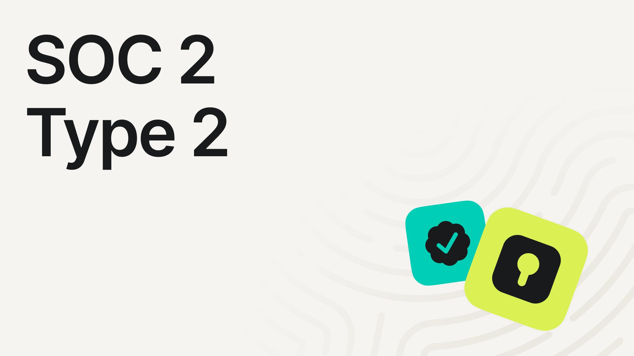 NordPass blog header reading SOC 2 Type 2 with a checkmark badge icon and a keyhole icon