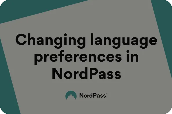language setup