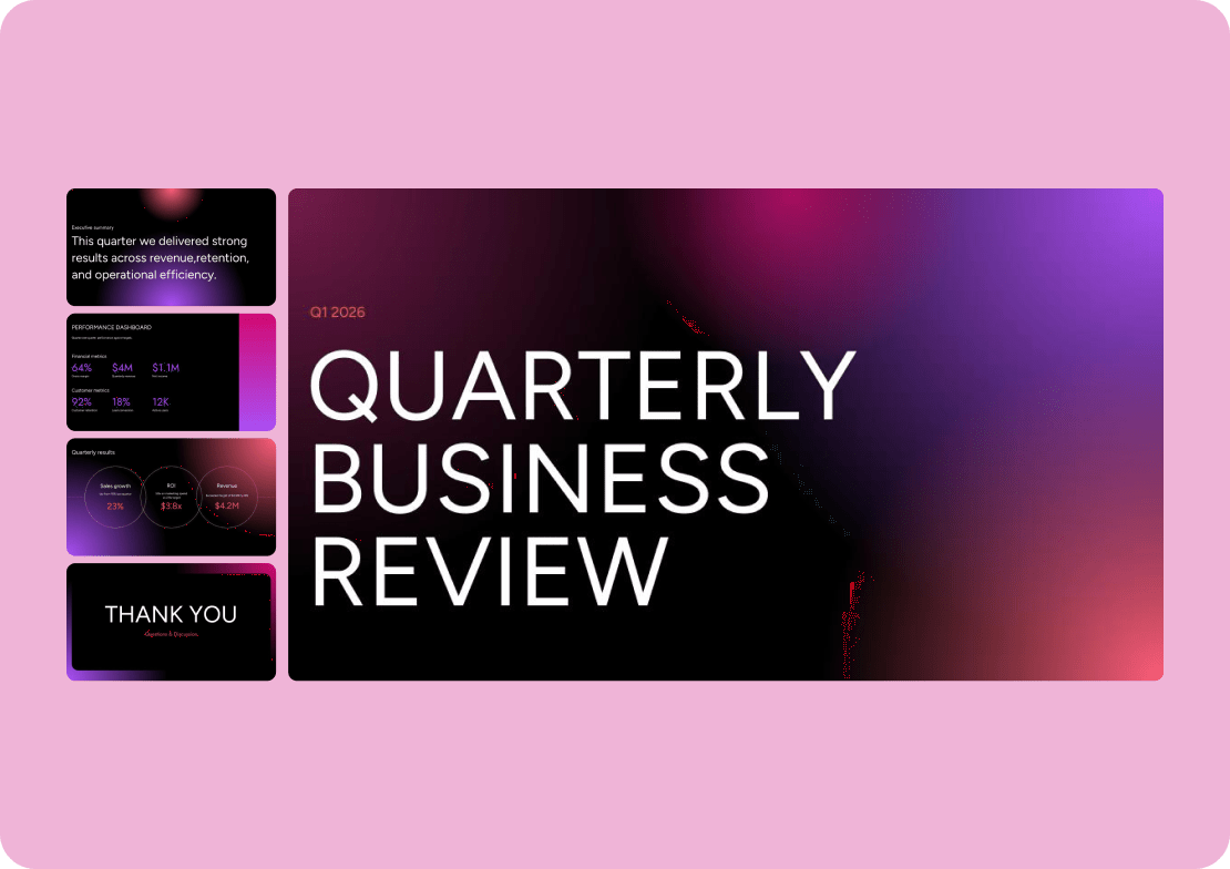 Quarterly business review