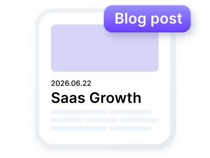 blog and seo content card