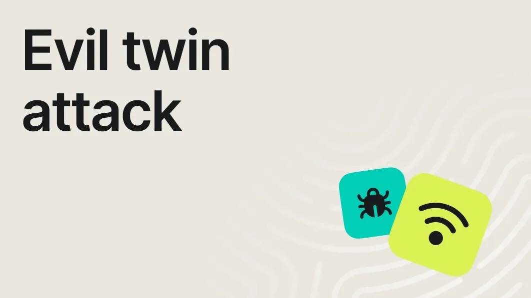 Evil twin attack
