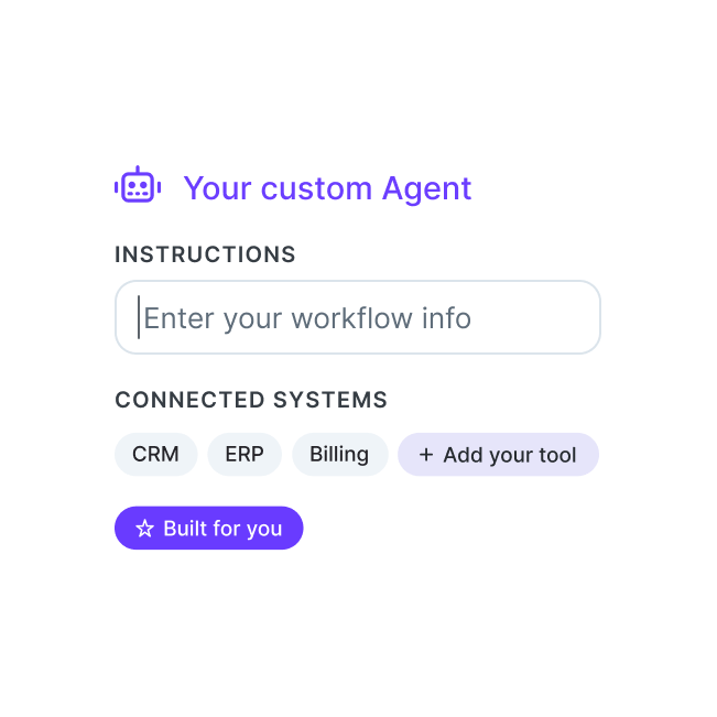 custom agent