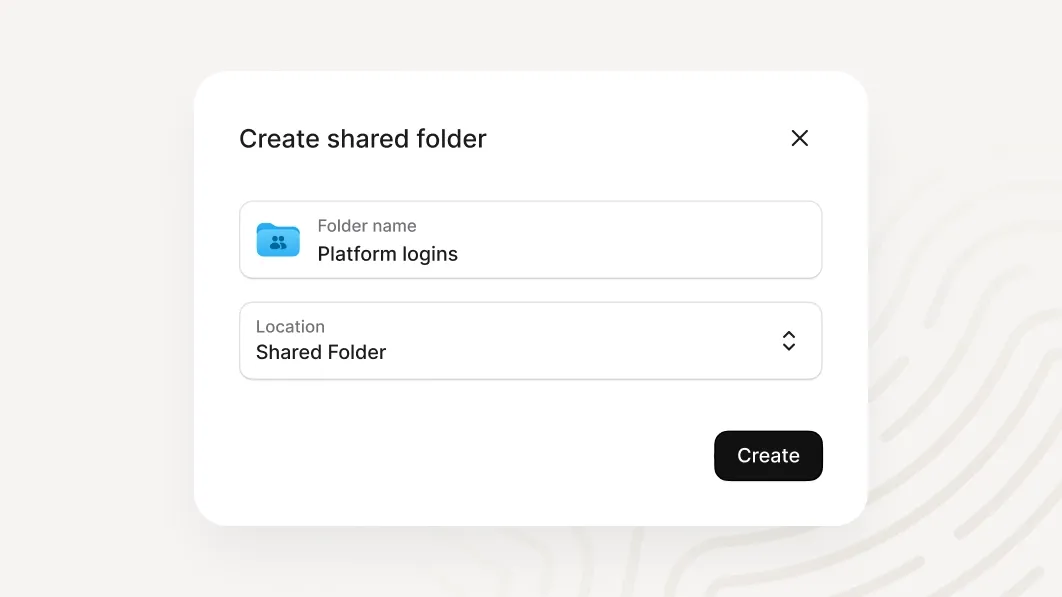 create shared folder