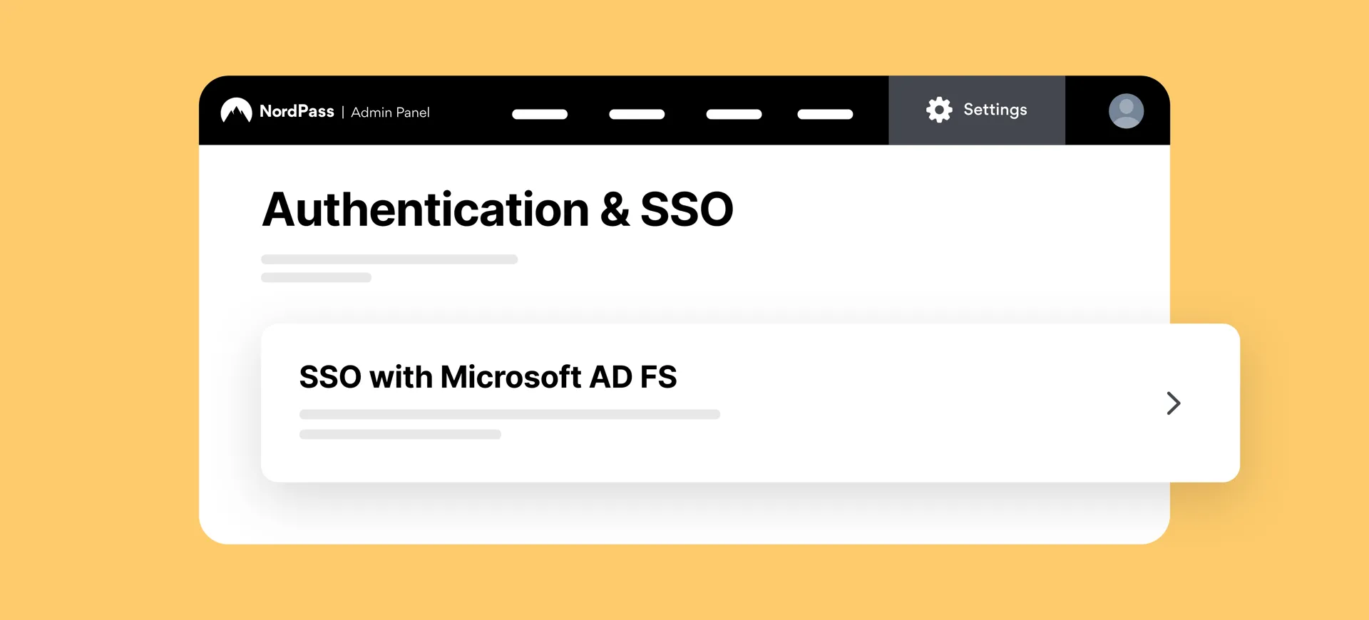 sso authentication feature