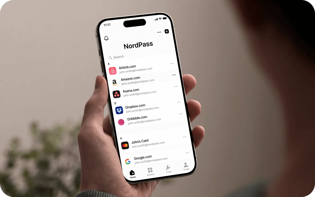 nordpass product mockup