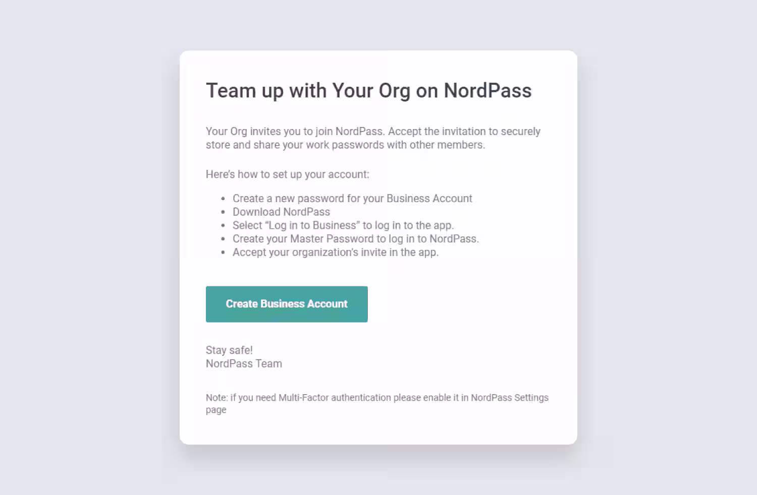 improved business client onboarding