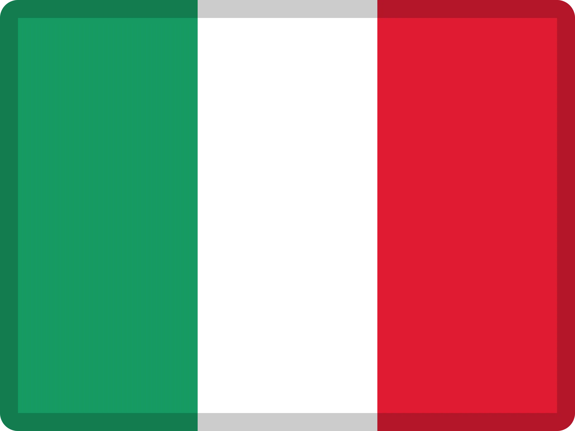 The flag of Italy