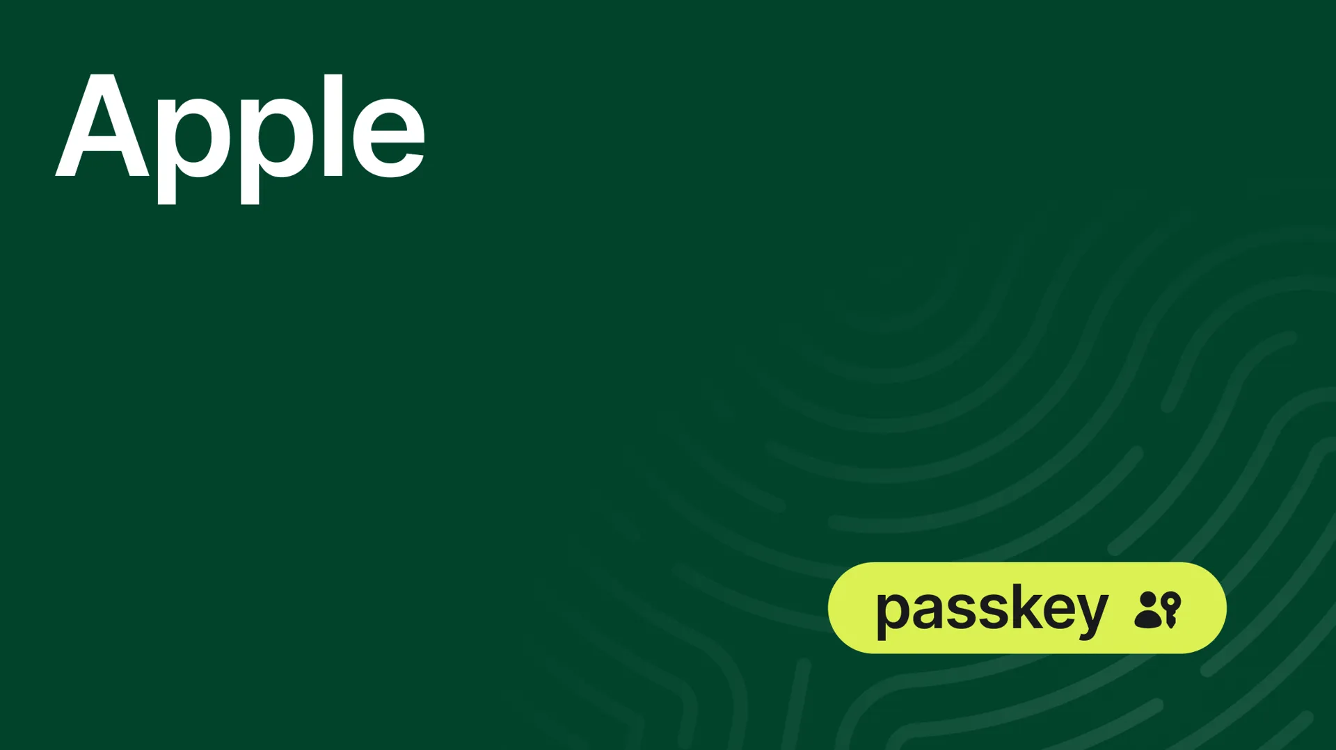 passkeys apple