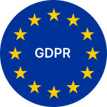 GDPR round badge