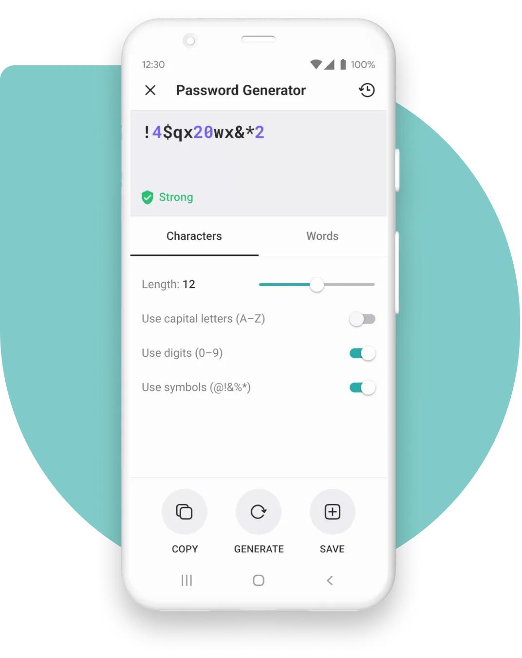 Nordpass password generator feature