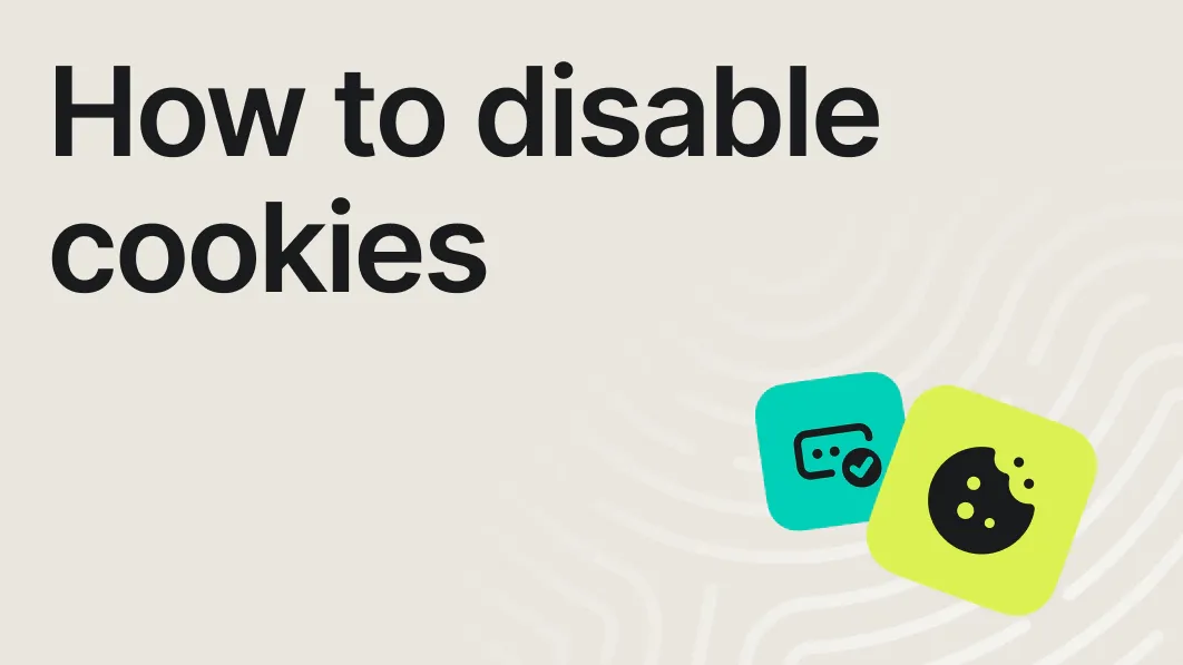 how to disable cookies