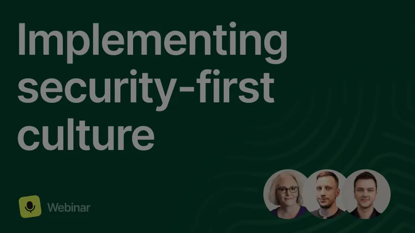 webinar security first culture video thumbnail