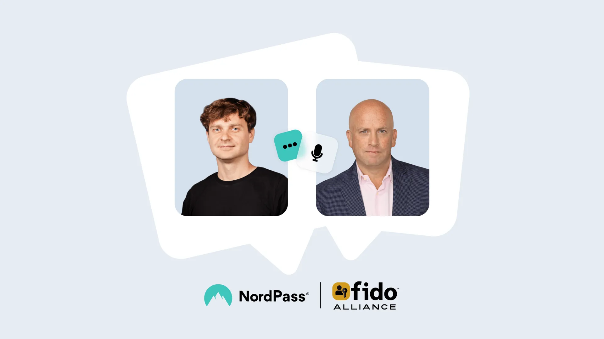NordPass CEO Jonas Karklys and FIDO’s Andrew Shikiar