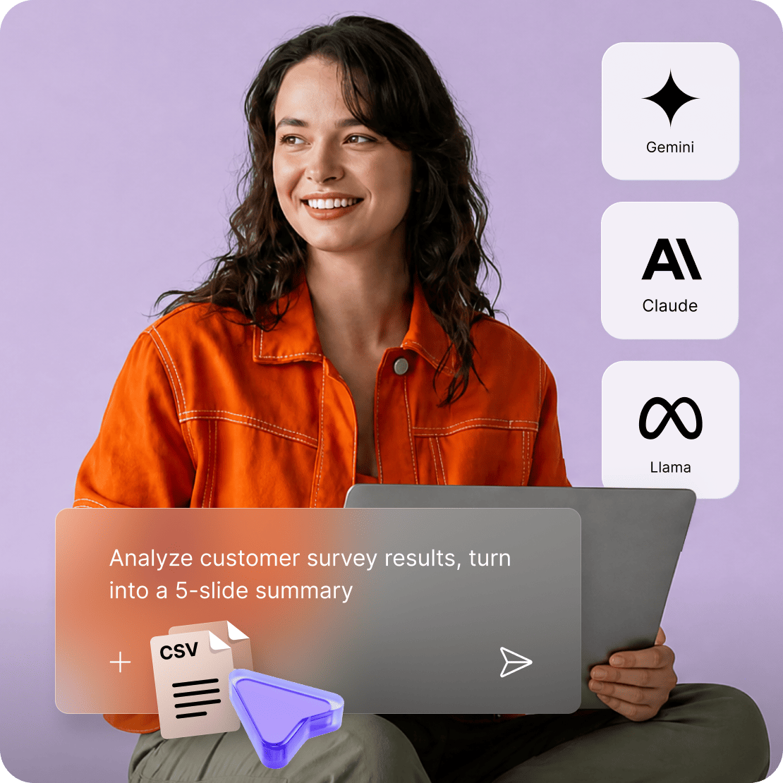 Ask questions in plain language