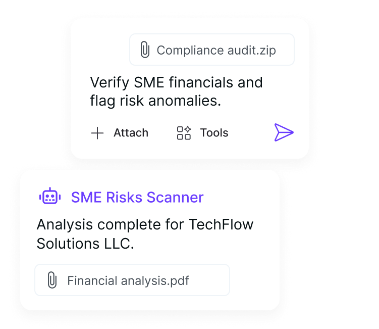 SME lending prompt