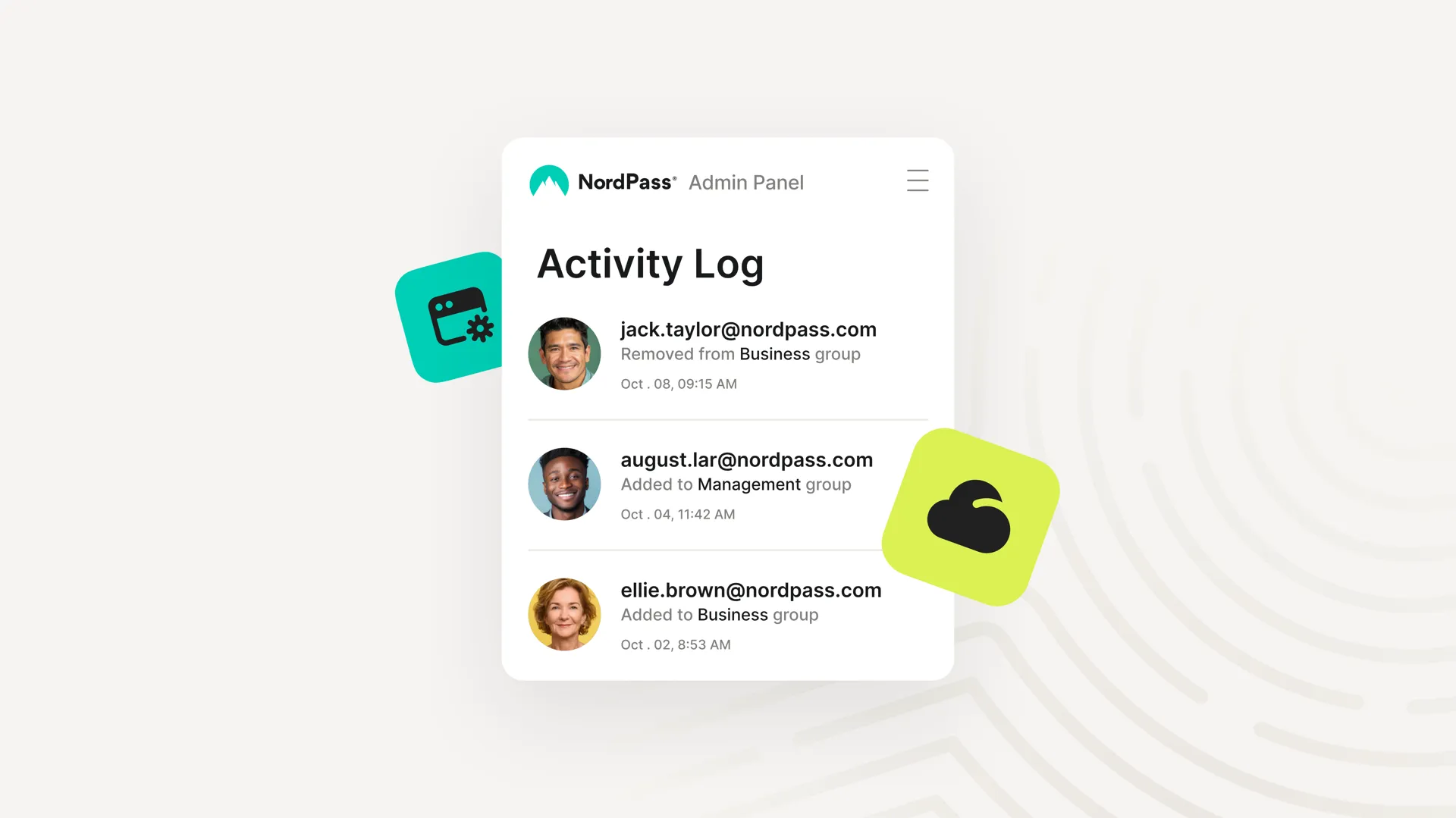 activity log