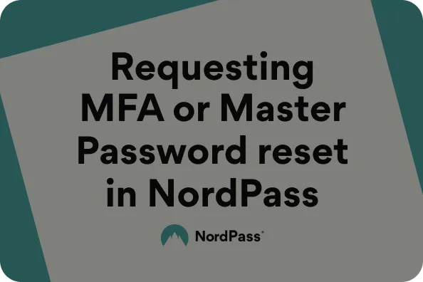 mfa reset end users