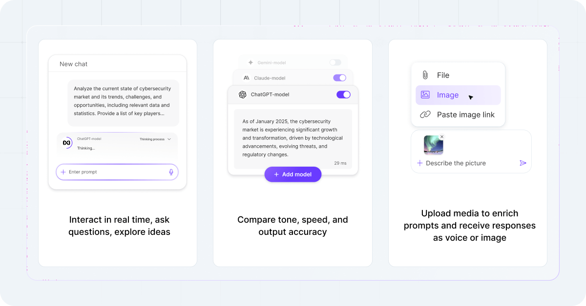 nexos.ai Chat feature