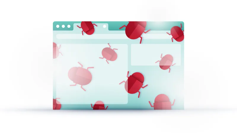 browser full of bugs