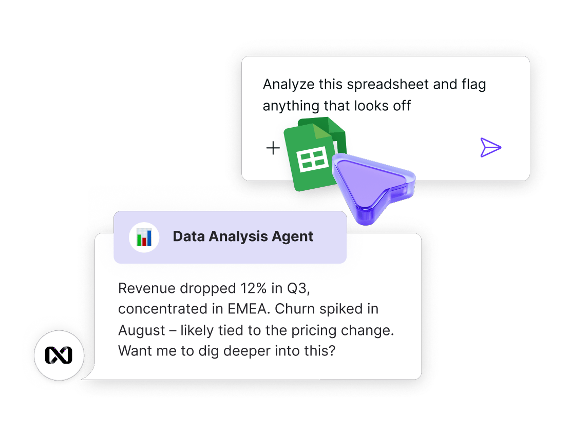 Data analysis agent example