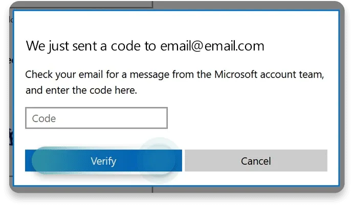 reset microsoft password
