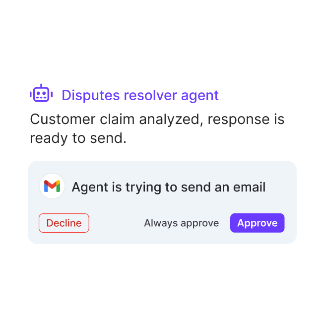 order and returns resolution agent