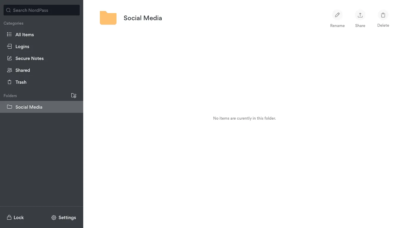 folder view