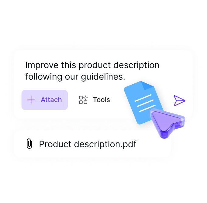 description generation at scale agent