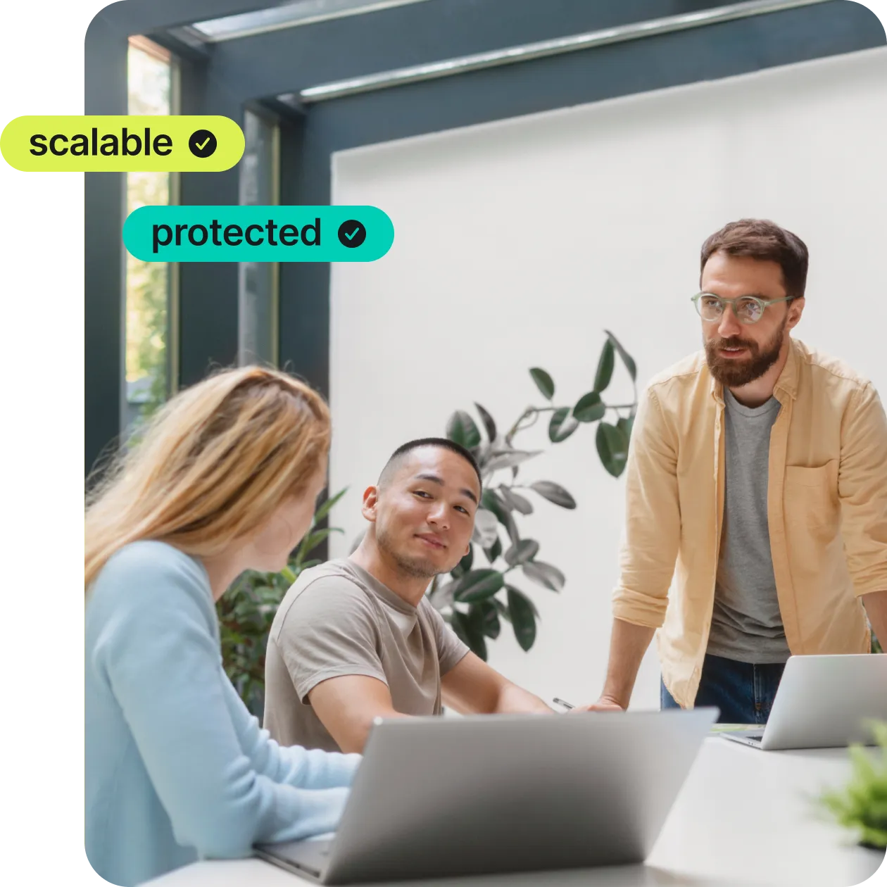 enterprise people discussing